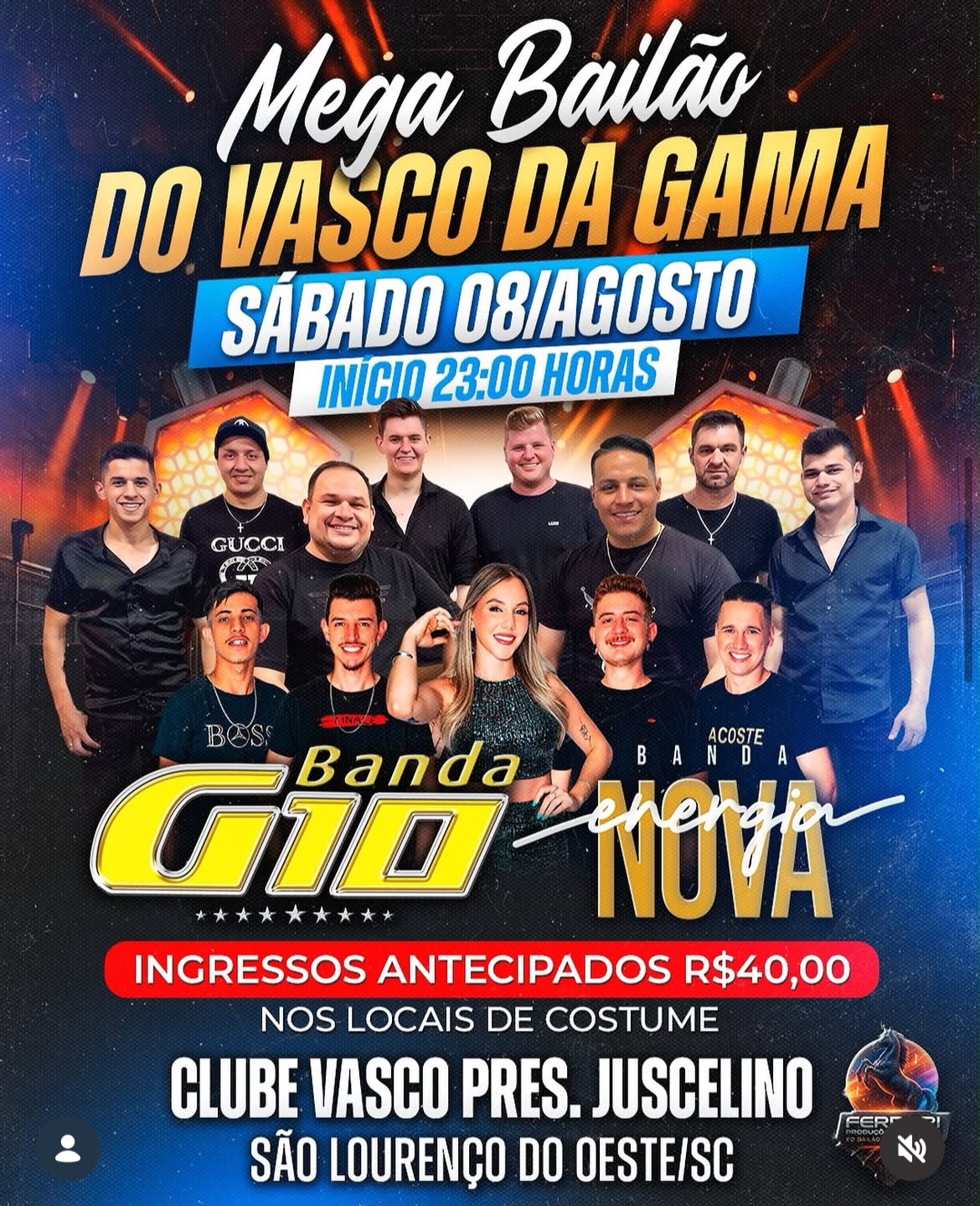 MEGA BAILÃODO VASCO DA GAMA 
